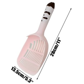 GKYZBB 2PCS Depets Cat Litter Scoop, Litter Scoop with Wide Slats, Durable Plastic Litter Sifter Scoop,Designed for Easy Sifting