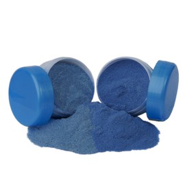 Royal Blue and Baby Blue Food Coloring Powder 2 Color Set. Dye Free - Plant Based - All Natural - Large 2 Jars .40oz each .80oz/22gr.