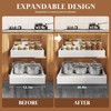 Seinloes 4 Pack Expandable Pull Out Cabinet Organizer 21"Deep With