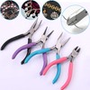 URSKYTOUS 4Pcs Jewelry Pliers Set Jewelry Making Pliers Tools Kit