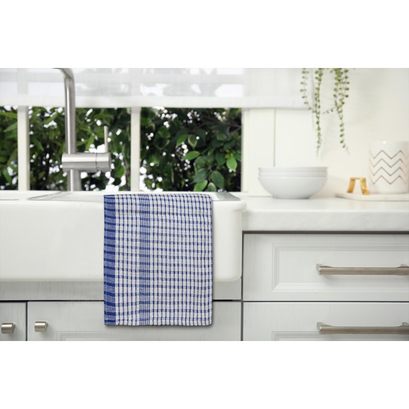 GABA Kitchen Towels 4 Pack 60x90cm, Pre Shrunk, Machine Washable,