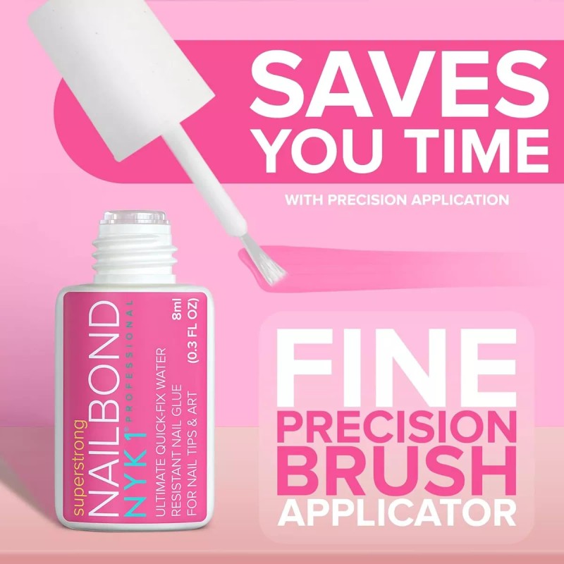 NYK1 Pegamento Nyk1 Super Fuerte Uñas Acrílicas Y Postizas 8