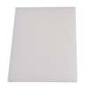 BQLZR 19x14.2x0.9cm White Poly Leather Board Leather Punch Stamping Tool