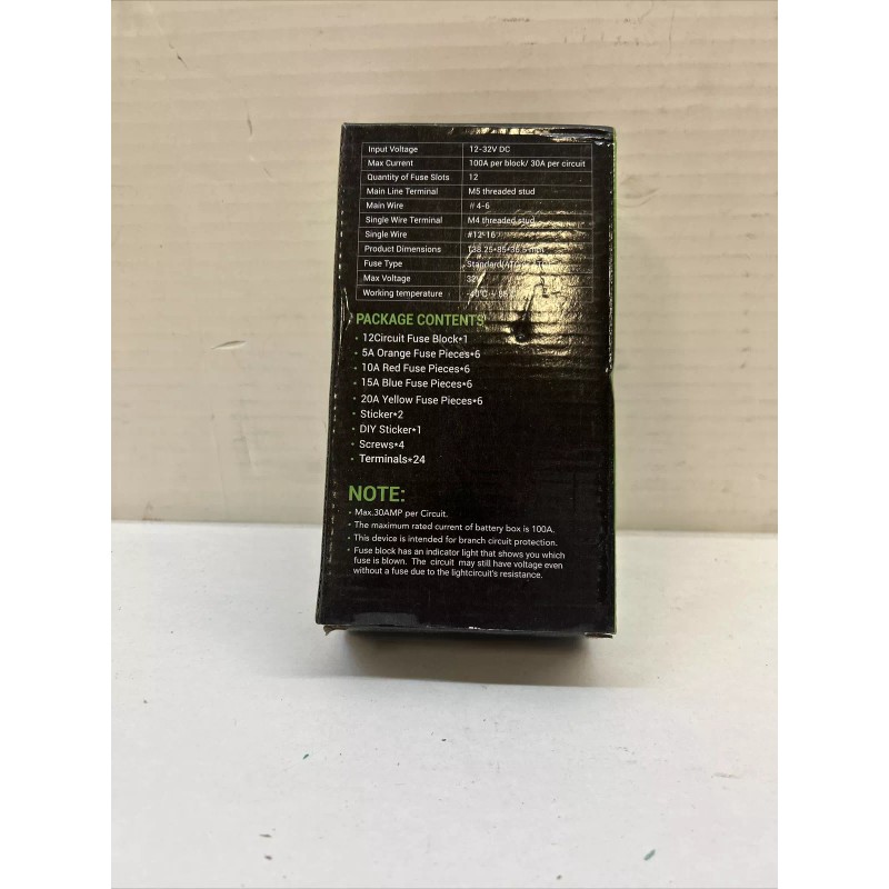 Deyooxi 12 Way 12V Blade Fuse Block12 Circuit ATC/ATO Fuse