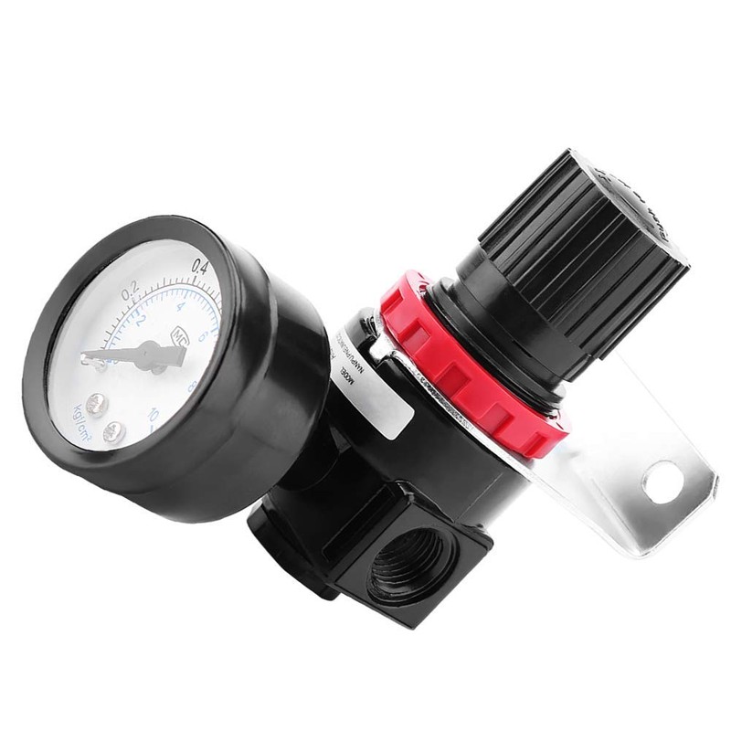 AR2000 Air Pressure Regulator Pressure Regulator with Gauge Air Source