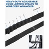 JOYTUTUS Door Limiting Straps Compatible with 1996-2026 Wrangler CJ YJ