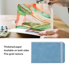 Watercolor Sketchbook, Portable Pocket Travel Diary Book 300GSM 30 Sheets 14 X 9cm, Ideal for Landscapes, Perfect Travel Companion, Versatile Use, for Outdoor Sketching (Blue)