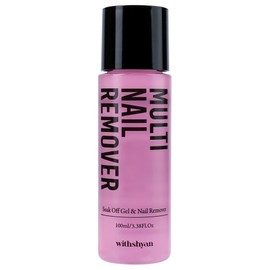 With Shan Multi Gel Nail Manicure Remover, 100ml, 1 piece / 위드샨 멀티 젤네일 매니큐어 리무버, 100ml, 1개