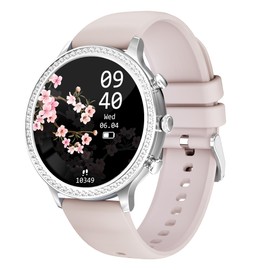 Ladies Smart Watch for Women Make/Answer Calls Smartwatch Ladies Fitness Watch with Heart Rate,Sleep,Blood Oxygen,Blood Pressure Monitor Activity Tracker for Calories Compatible with Android iOS Phone