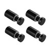Aluminum Sign Standoff,1/2" x 3/4",Black Aluminum,Acrylic Standoff Mounting Hardware, for