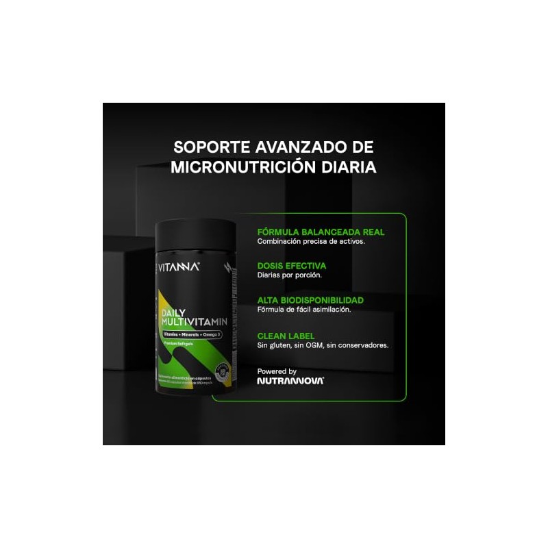 Multivitamínico Premium con Omega 3 | Quercetina y Adenosina |