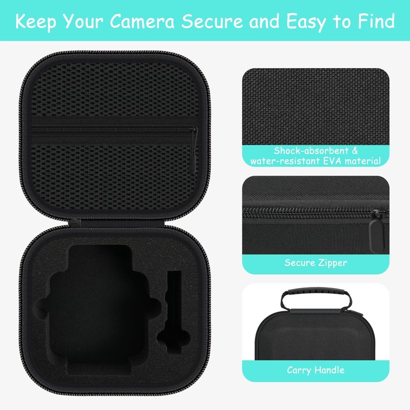 LOMONEH Camera Case for XbotGo Chameleon - Custom-Cut Foam, Shockproof/Waterproof/Dustproof,