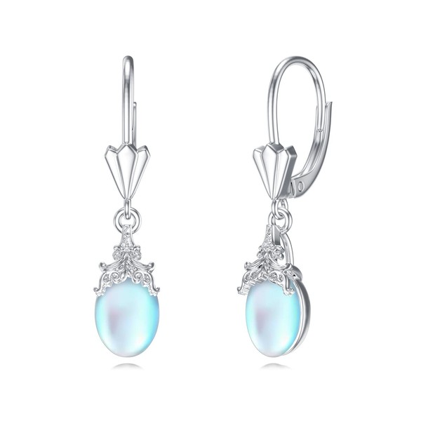 Flpruy Valentine's Day Gifts - Sterling Silver Birthstone Earrings for