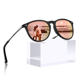 CARFIA Vintage Polarised Mens Womens Sunglasses UV400 Protection for Driving Travel Outdoors