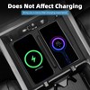 Center Console Wireless Charging Pad + Cup Holder Fit for