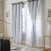 TOWN & COUNTRY LUXE Talia Double Layer Indoor Curtains, Sheer