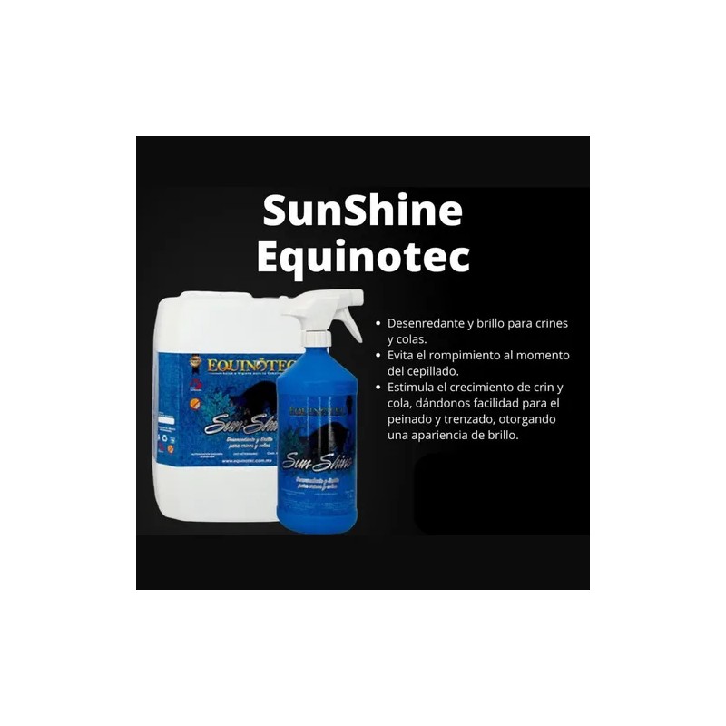 Repelente Contra Moscas Y Sunshine Desenredante Equinotec 1l