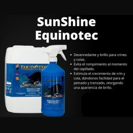 Repelente Contra Moscas Y Sunshine Desenredante Equinotec 1l