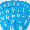Letras De Papel De Lija Montessori, Material Didáctico