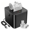 Qigreesol 58mm Portable Thermal Printer with 5 Rolls, POS Receipt