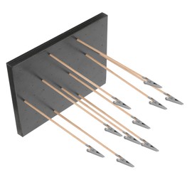 LALAFINA DIY Coloring Clip Base 1 Set Model Painting Stand Airbrush Painting Clamp Pedestal