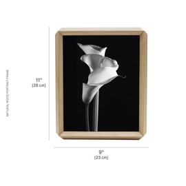 Mikasa Natural Wood 11x9 Inch Portrait Frame, Holds 8x10 Inch