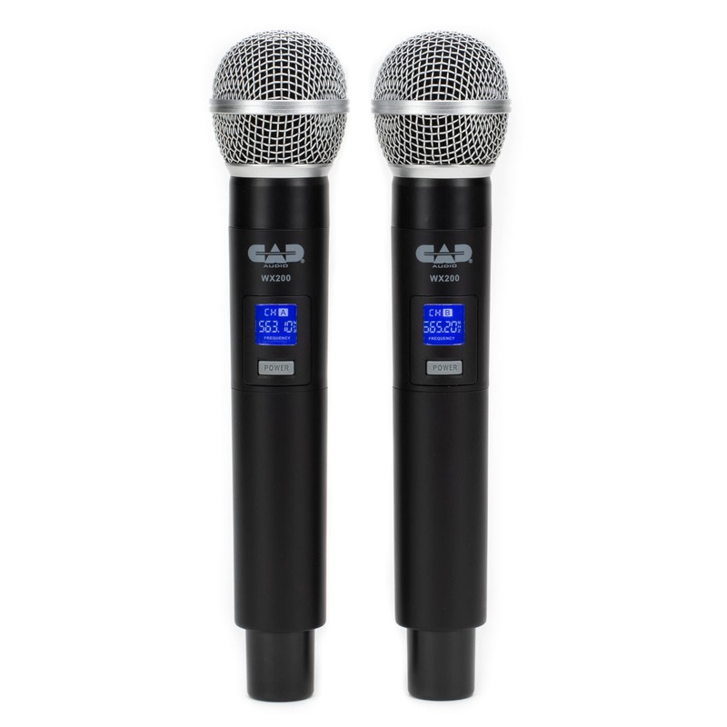 CAD Audio WX200 UHF Wireless Dual Handheld Microphone System