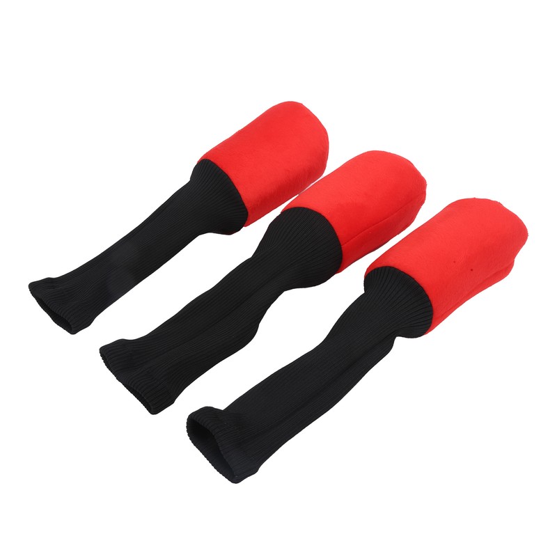 3pcs Durable Head Golf Cover Headcover Clubs Cover Protector for