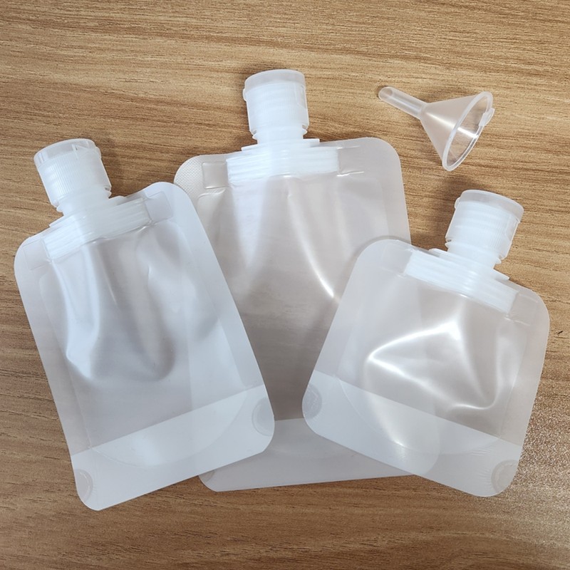 Ssallimunbanggu Portable Small Portion Vinyl Bag Pouch Funnel Set
