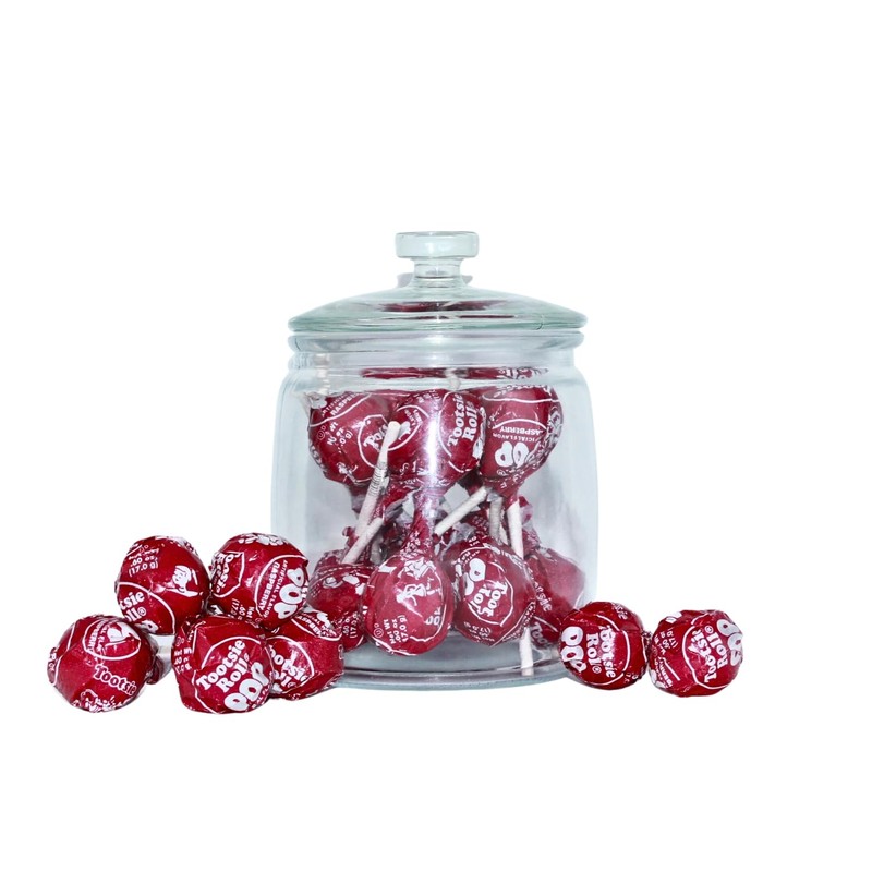 Red Raspberry Red Lollipops, Red Tootsie Pops, by Queen City