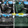 Green Car Seat Covers Full Set Universal 5-Seater Full Coverage