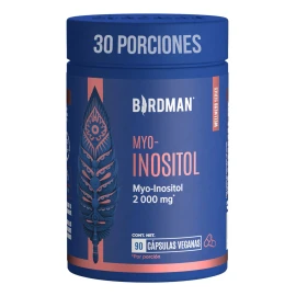 Birdman Myo-Inositol 2000 mg | Sin Aditivos | 30 Porciones | 90 Cápsulas