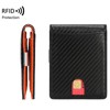 Men Slim Wallet 10 Credit Card Holder Slots Leather Money