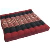 Seating cushion thai 50 * 50 cm – Red/Black/Neck &