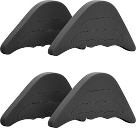 Toe Filler Inserts for Narrow Shoes, 4 Pack Adjustable Shoe Gap Fillers for Pointed Heels, Forefoot Cushion Support, Soft Foam Shoe Filler Inserts for Loose Fit & Comfort