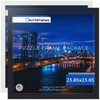 ArtToFrames 23.85x23.85 INCH/60.6x60.6 CM Black Frame for 1000 Piece Puzzles.This