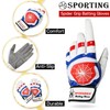 スパイダーグリップ滑り止めバッティンググローブ Spidergrip Nonslip Batting Gloves (M, Blue Red (青赤))