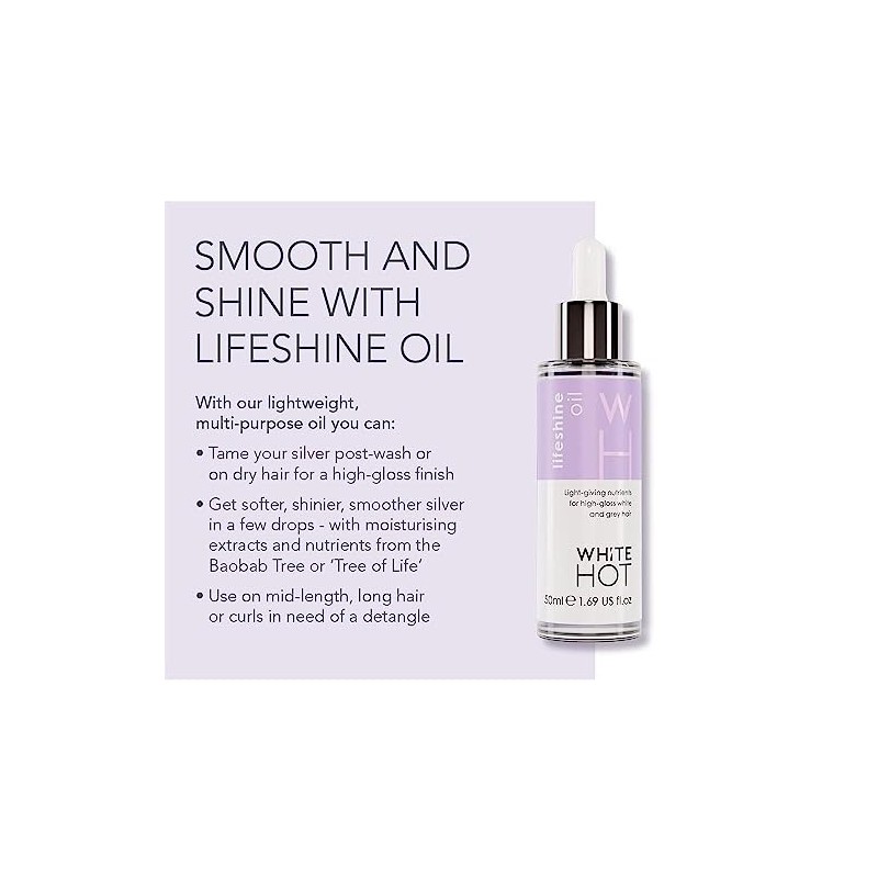 White Hot Styling Life Shine Oil 50ml