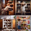 5 Pack Cabinet Locks Baby Proofing For Knobs & Handles,