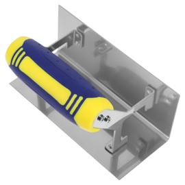 Operitacx Stainless Steel Mud Press Frame Hammer Drywall Corner Tool Concrete Joint Mud Pan Concrete Groove Cutter Drywall Tool Venetian Plaster Trowel Laminate Floor Tools