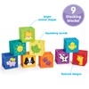Earlyears Kidoozie Squeak and Stack Blocks Playset for Infants and