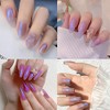 Polvo de uñas Aurora sólido Polvo de uñas iridiscente Aurora