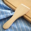 DOITOOL 4pcs Small Beech Butter Spatulas Non- Stick Wooden Turner