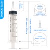SHAOTONG 60ml Syringe with 40 Inch Tube and Tip Adapter,