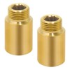 lyualma Brass Extension Fitting G1/2 Inch x 30 mm Connection