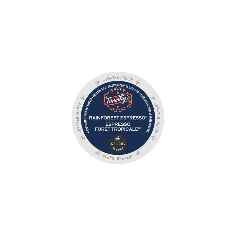 Timothy's World Coffee Rainforest Espresso 96 K-Cups