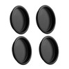 HOMOTEK 4 Pack Closet Door Finger Pull 2-1/16”, Easy Snap