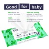 Pura Natural Sensitive Baby Wipes, 99% Water, Unscented & Hypoallergenic,