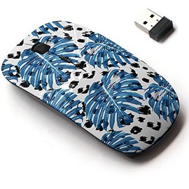 2.4G Wireless Mouse with Cute Pattern Design for All Laptops and Desktops with Nano Receiver - Beautiful Fashionable Floral
