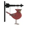 K&K Interiors 9 Inch Resin Cardinal w/Head Up Arrow Replacement